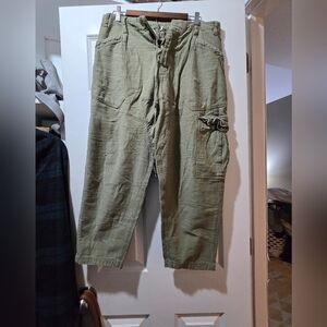 Free People Bay To Breakers Green Harem Pants